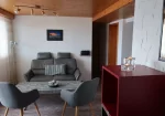 living room with south balcony