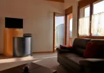 living room with south balcony